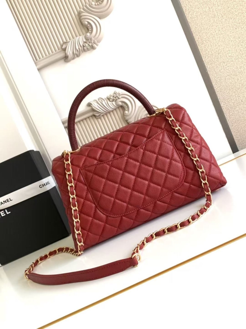 Ch**el top handle bags
